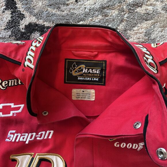Vintage NASCAR Dale Earnhardt Jr Bud King Of Beers Chase Authentics Jacket M - Picture 7 of 9